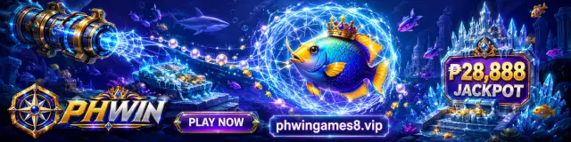 PHWIN fishing category banner with an underwater pursuit scene