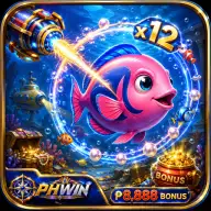 PHWIN fishing game icon with a bright underwater motif