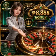 PHWIN Live Casino icon with a luminous table-game motif