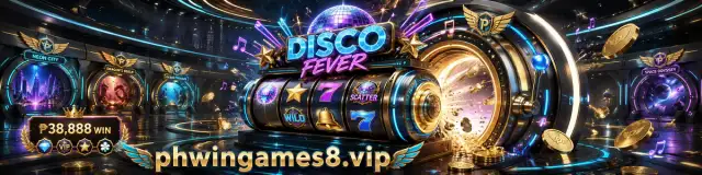 PHWIN slot category banner with luminous sapphire-and-gold reel imagery