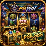 PHWIN slot game icon glowing against a dark celestial backdrop