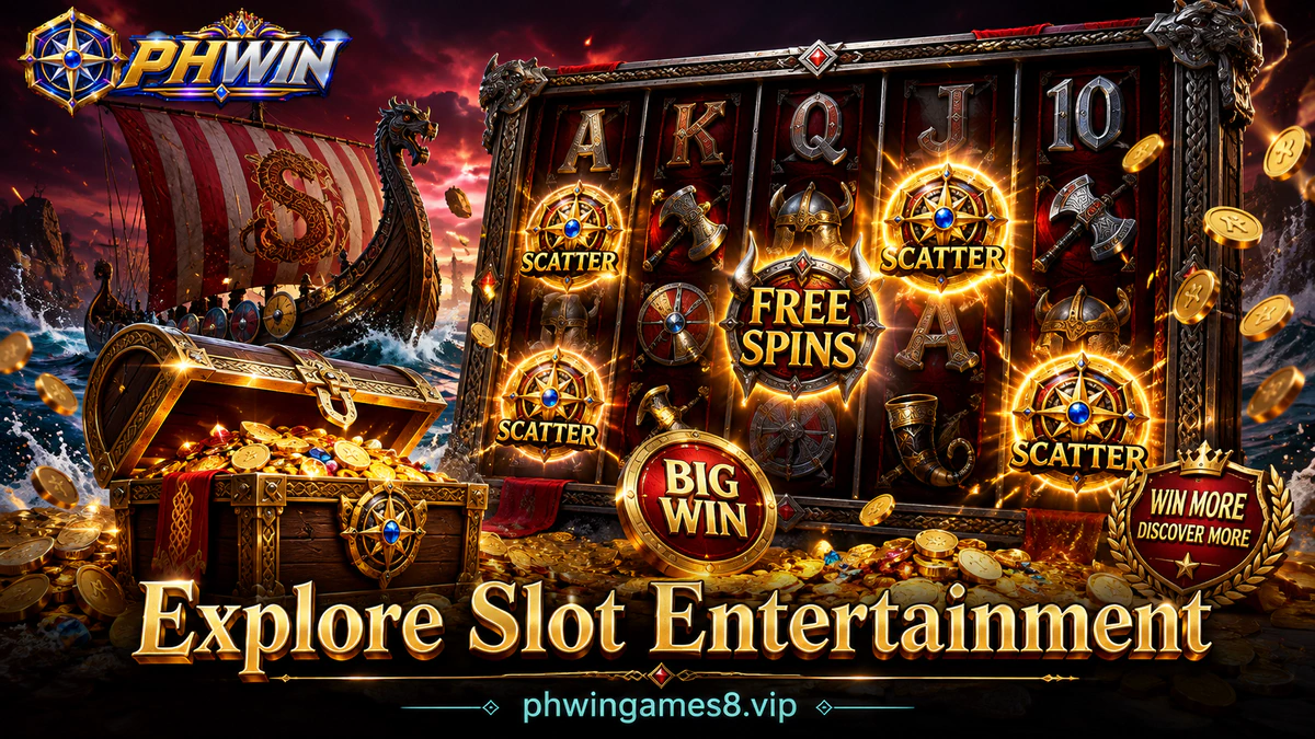 PHWIN slot games screen holding a bright pre-spin reel moment